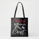 Search for funny movie tote bags Santa