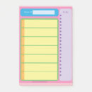 Search for weekly planner post it notes Colourful