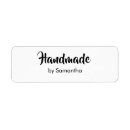 Search for homemade return address labels Handmade