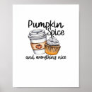 Search for funny halloween pumpkin posters Pumpkin spice latte