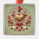 Search for vintage valentine ornaments Heart