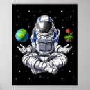 Search for meditation space posters Astronaut