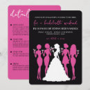 Search for black bachelorette party invitations Bold