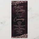Search for burgundy and gold wedding programs Elegant