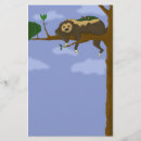 Search for sloth stationery paper Lazy