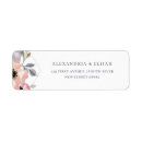 Search for pink and peach return address labels Botanical
