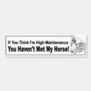 Search for funny horse bumper stickers Equestrian