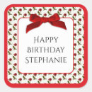 Search for red roses birthday stickers Party