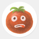 Search for funny tomato stickers Vegetables