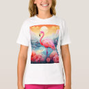 Search for flamingo girls tshirts Birds