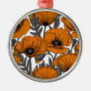 Search for poppies ornaments Orange