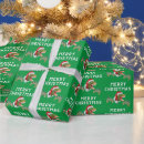 Search for t rex christmas wrapping paper Santa