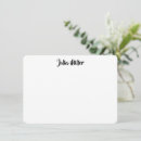 Search for woman note cards Black and white