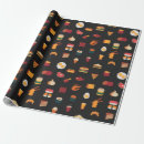 Search for food pattern wrapping paper Cartoon