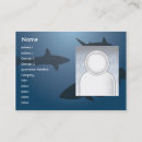 Search for shark business cards Blue