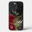 Search for gothic rose iphone cases Black
