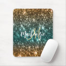 Recherche de or brillant tapis souris Coloré