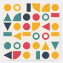 Search for mid century art stickers Geometric