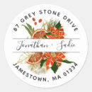 Search for poinsettias return address labels Floral