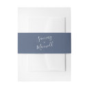 Search for wedding invitation belly bands Timeless