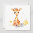 Recherche de illustration de girafe vœux cartes Mignonne