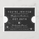 Recherche de billet halloween invitations Noir