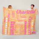 Search for hot pink and orange blankets Pattern