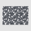 Search for valentines day tissue paper Black and white