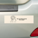 Search for follow jesus bumper stickers Religion