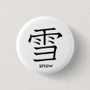 Recherche de caractères japonais badges Kanji