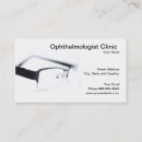 Recherche de ophtalmologues cartes visite Oeil