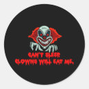 Search for scary clown stickers Funny