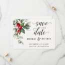Search for holiday wedding save the dates Winter