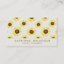 Search for sunflower business cards Rustic