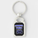 Search for game rectangular keychains Black