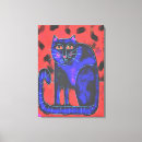 Search for abstract cat canvas prints Colourful