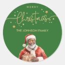 Search for black santa claus stickers Xmas