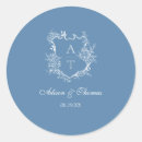 Recherche de bleu mariage autocollants Vintage