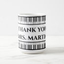 Search for music teacher mugs Keyboard