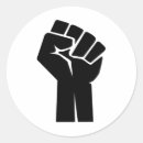 Search for resistance fist stickers Social justice