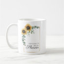 Search for sunflower bridal shower mugs Floral