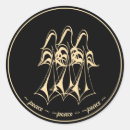 Search for gold angel stickers Black
