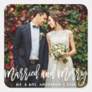 Search for married stickers Married and merry