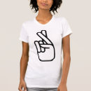 Recherche de doigts croisés tshirts Chanceux
