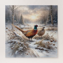 Recherche de faisans puzzles Chasse