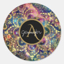 Recherche de elegant mandala autocollants Aquarelle