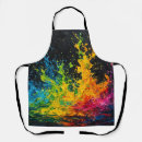 Search for paint splash aprons Colourful
