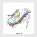 Search for colourful birds stickers Cute
