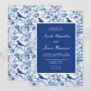 Recherche de birds mariage invitations Bleu et blanc