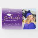 Recherche de purple graduation banderoles Diplômé
